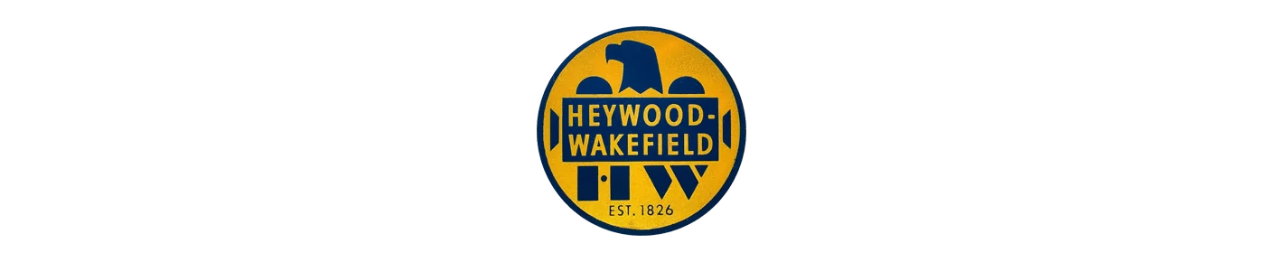 Publisher Logos – Above the Snow Above the Snow: Logos for Fjord Fiesta, Heywood-Wakefield, and Cortazu on black.