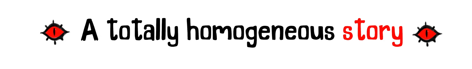 ALONE: Black screen with red “story” text and two red eye icons on sides.