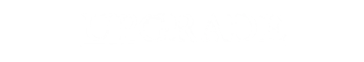 Upgrade Screen – Ash Warden Ash Warden: Bold white text "UPGRADE" with an underline on a black background.