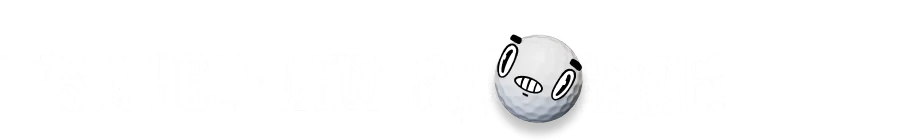 Ballgame: White text “IT’S A HOLE NEW BALL GAME!” with cartoon golf ball face.