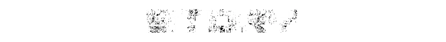 Beneath: The word "STORY" in large, distressed white letters on a black background.