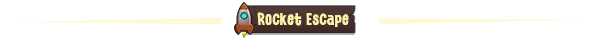 Bunny Bunker: Brown rocket icon with "Rocket Escape" text in yellow on a dark banner.