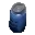 Cavern: Blue potion bottle icon with gray cap and small white sparkles above.