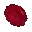 Cavern: Dark red circular blob with jagged edges on a black background.