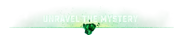 Chernobylite 2: "Unravel the Mystery" in bold white text on a glowing green background.