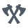 Chosen by Odin: Symmetrical gray stone rune emblem with carved grooves on black background.