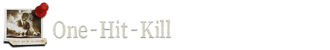 Cohen 1939: White serif text “One-Hit-Kill” beside pinned sepia photo thumbnail.