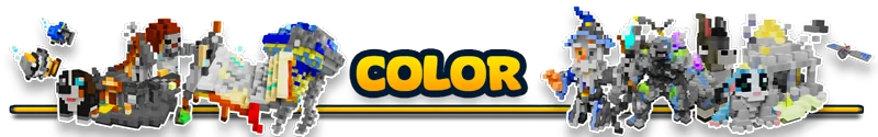 Color-A-Cube: Voxel animals and characters surround bold yellow "COLOR" text on a dark background.