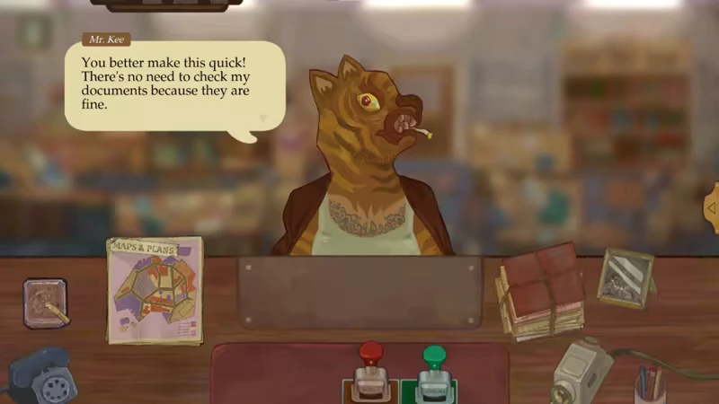 Conversation with Client – Compensation Not Guaranteed Compensation Not Guaranteed: A tiger-headed character speaks, "You better make this quick!"