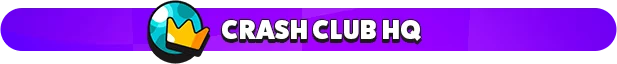 Crash Club Hq – Crash Course Builder Crash Course Builder: Purple banner with "CRASH CLUB HQ" text and crown icon on the left.