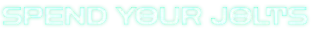 Spend Your Jolts – DATA BREACH DATA BREACH: Neon green block text reading “SPEND YOUR JOLTS” on black background.