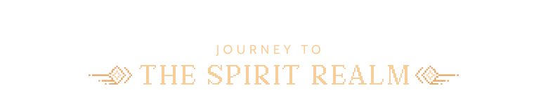 Death Howl: "Journey to the Spirit Realm" in bold, ornate text with decorative flourishes.