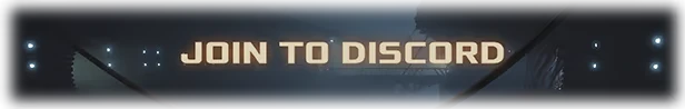Delusion Out of Space: "JOIN TO DISCORD" text in bold, glowing letters on a dimly lit spaceship.