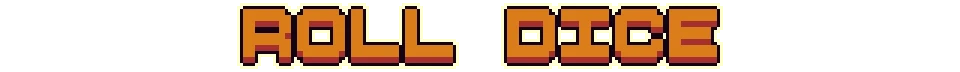 Dice Looter: Black banner with white “DICE LOOTER” title and a red die icon.