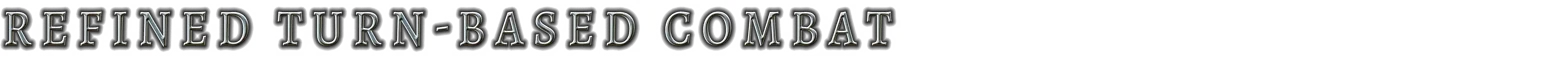 Disciples: Text reads "REFINED TURN-BASED COMBAT" in bold, black serif font with pink glitch effect.