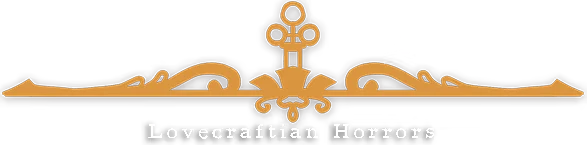Lovecraftian Horrors – Do No Harm Do No Harm: Ornate gold emblem with key design above "Lovecraftian Horrors" in serif font.