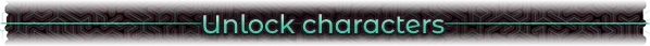 Enter the Chronosphere: "Unlock characters" text in glowing teal on a dark, patterned background.