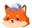 Fire at Campsite: Blurry image of an orange fox with a blue and white hat.