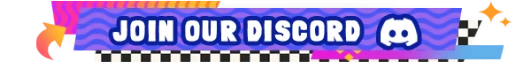 Food Truck Empire: Bold "Join Our Discord" text on a vibrant, patterned banner with stars.