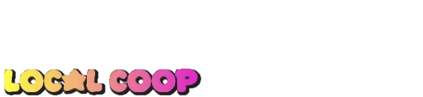 Friend of a Slime: "Local Coop" text in colorful, gradient letters with a star-shaped "A".