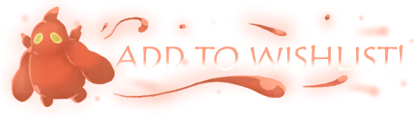 Garden of Wandering Souls: A red creature with glowing eyes beside "ADD TO WISHLIST!" text.