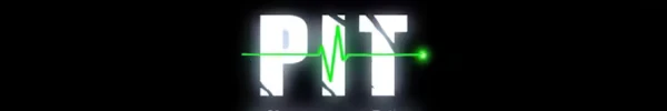 Pit Logo – Ghost Frequency Ghost Frequency: White "PIT" text with a green heartbeat line on a black background.