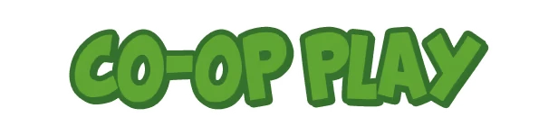 Have You Herd?: Bold green text reads "CO-OP PLAY" with a playful, cartoonish font style.