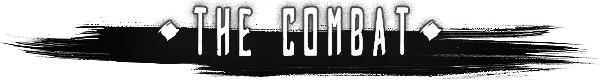 HOLMGANG: "THE COMBAT" text in bold white letters on a black background with diamond icons.