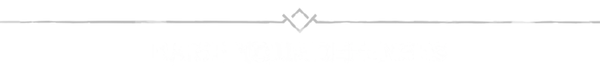 Hordeguard: Large white text reading RAISE YOUR DEFENSES on black background.
