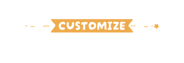 Customize Menu – I NEED SPACE I NEED SPACE: Orange banner with "CUSTOMIZE" text, white text below: "Outfits, Vehicles, Companions and more!"