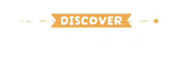 Discover Characters – I NEED SPACE I NEED SPACE: Yellow banner with "DISCOVER" and white text below: "Memorable cast of Characters with meaningful Quest Lines."