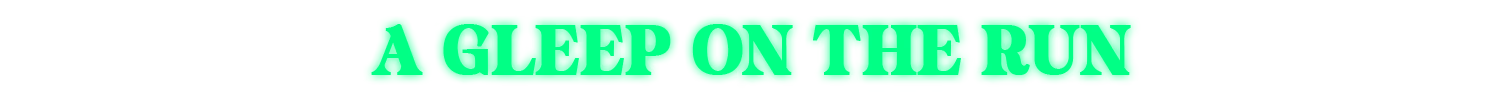 Black Screen – JOHN GLEEP JOHN GLEEP: Black screen with a thin white horizontal line across the center.