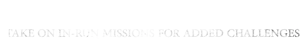 Jotunnslayer: Bold text reads "TAKE ON IN-RUN MISSIONS FOR ADDED CHALLENGES" with diamond icons.