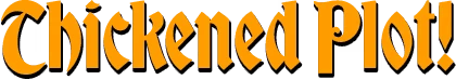 JUMP KING QUEST: "Chickened Plot!" in bold, medieval-style orange text on a black background.