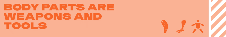 Orange Loading Screen – Killing Things With Your Friends Killing Things With Your Friends: Orange background with faint title text and diagonal stripes right.