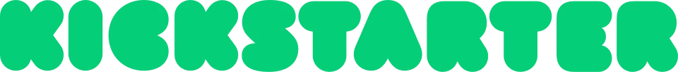 LavaLoop: Green "KICKSTARTER" text in bold, rounded font on a transparent background.
