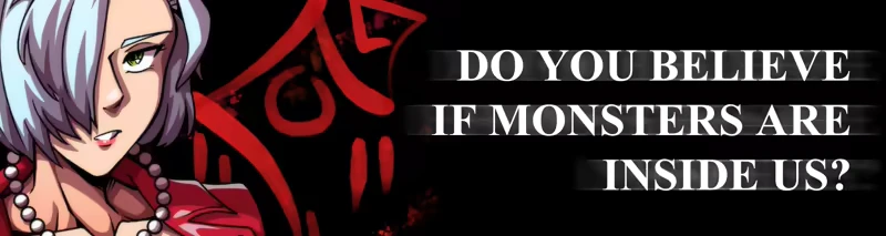 Lost Eclipse: A character with silver hair and text "DO YOU BELIEVE IF MONSTERS ARE INSIDE US?"