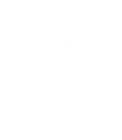 Mago’s Nightly Take Out: White line-art wizard face with glasses on black background.
