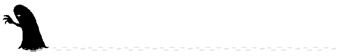 Mago’s Nightly Take Out: Black screen with a long row of small white dash marks.