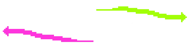 Metro Gravity: Pixelated text "What's 'up?'" with pink and green zigzag arrows.
