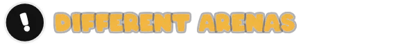 Different Arenas – Nice To Yeet You Nice To Yeet You: Black circle with exclamation mark, yellow text "DIFFERENT ARENAS" on black.