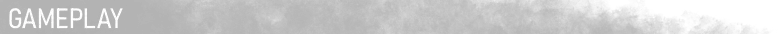 Gameplay Text – Obfuscation Obfuscation: White text "GAMEPLAY" on a black background, bold and capitalized.
