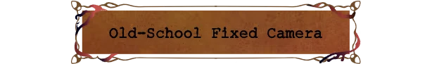 Old School Camera – Parasensor Parasensor: Brown banner with black text reading “Old-School Fixed Camera”.