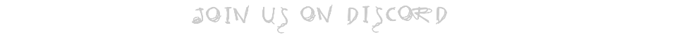 Discord Banner – Perceptum Perceptum: White dripping text “JOIN US ON DISCORD” on a black background.