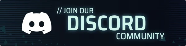 Discord Community Banner – Project ReMind Project ReMind: Discord logo with text “// JOIN OUR DISCORD COMMUNITY” on dark background.