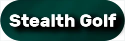 Really Illegal Golf: White text "Stealth Golf" on a dark green oval background.