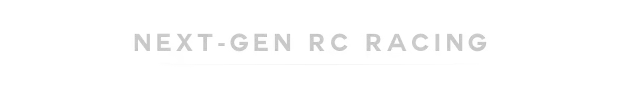 Recharge: Bold white text reads "NEXT-GEN RC RACING" with a thin line underneath.