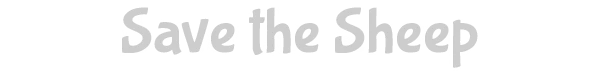 Sheep Sweep: Gray text "Save the Sheep" in a playful, rounded font on a white background.