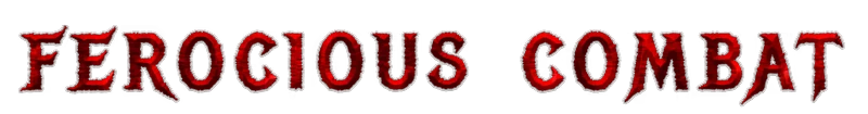 Ferocious Combat – Slain 2: The Beast Within Slain 2: Red gothic text reading “FEROCIOUS COMBAT” on a black background.