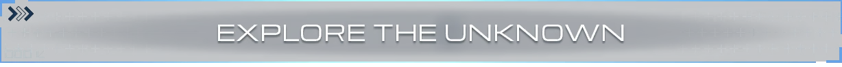 Explore Unknown Banner – SpaceCraft SpaceCraft: Banner with large white text “EXPLORE THE UNKNOWN” on dark grid background.